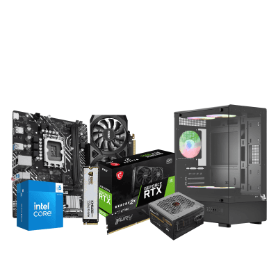 Intel 14th Gen Core i5-14400 &amp;amp; ASUS PRIME H610M-F DDR4 Motherboard Desktop Gaming PC