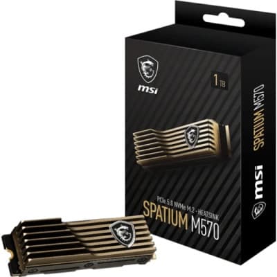 MSI SPATIUM M570 PCIe Gen5 NVMe M.2 1TB HS SSD