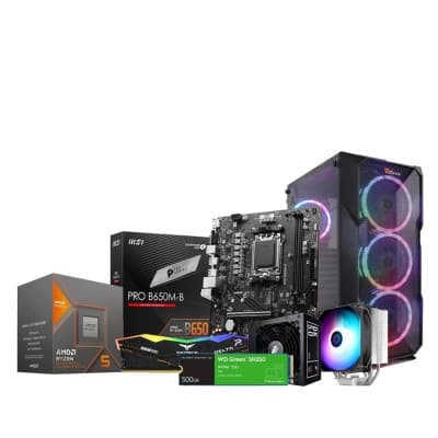 Gaming PC Build with Ryzen 5 8600G and MSI PRO B650M-B