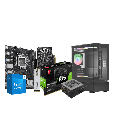 Intel 14th Gen Core i5-14400 &amp;amp; ASUS PRIME H610M-F DDR4 Motherboard Desktop Gaming PC