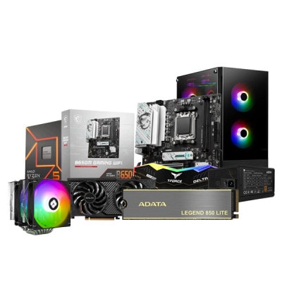 Premium Gaming PC with Ryzen 5 7500F and MSI B650M Gaming WiFi