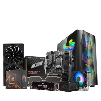 Special Gaming PC build with Ryzen 5 7500F and MSI PRO B650M-P 