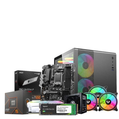 Gaming PC Build with Ryzen 5 8500G and MSI PRO B650M-P
