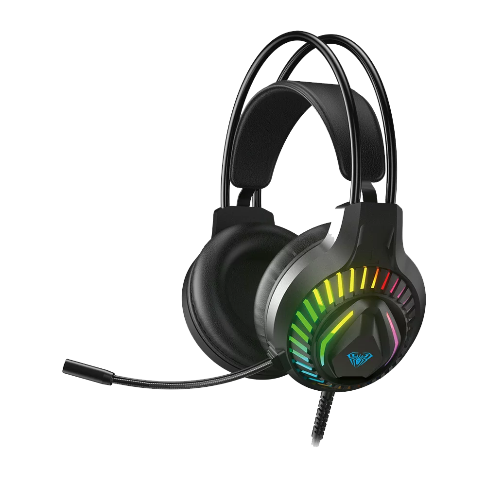 AULA S605 3.5 mm Wired RGB Gaming Headphone
