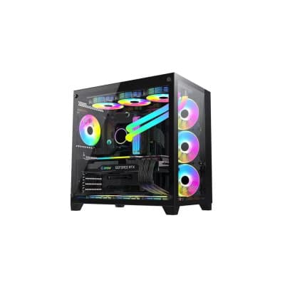 PC POWER ICEBERG V2 ATX Gaming Case (PP-H40-BK)
