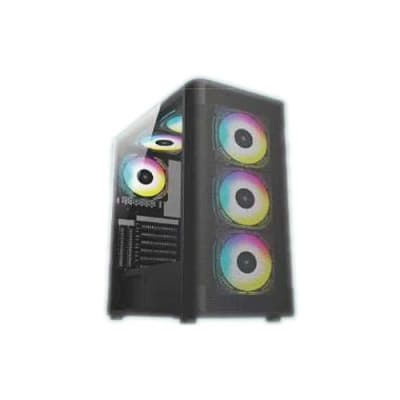 PC Power PP-GS2410 DX Mesh Mid Tower ATX Gaming Casing Black