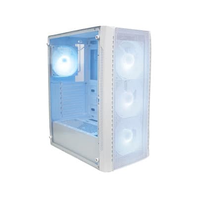Pc Power PG200 SNOW White ATX Gaming Desktop Casing
