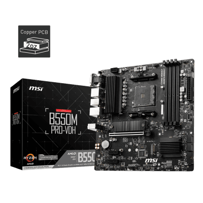 MSI B550M Pro-VDH AM4 AMD Motherboard