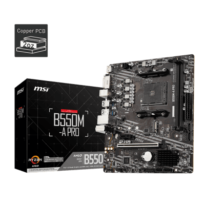 MSI B550M-A PRO AMD Motherboard