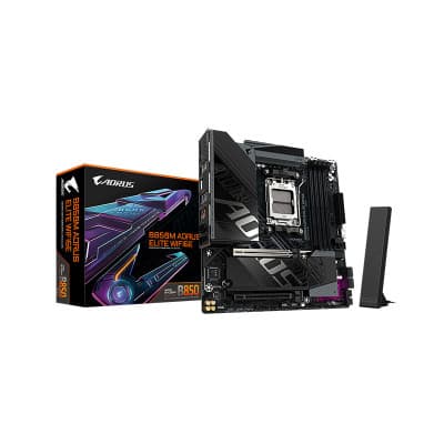 GIGABYTE B850M AORUS ELITE WiFi-6E (Rev. 1.x) AM5 DDR5 Micro ATX Motherboard