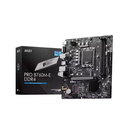 MSI PRO B760M-E DDR4 13th Gen mATX Motherboard