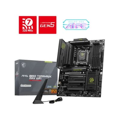 MSI MAG B850 Tomahawk MAX WiFi AM5 ATX Motherboard