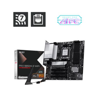 MSI PRO B850M-P WIFI AM5 mATX Motherboard