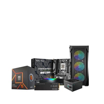 Gaming PC Build with Ryzen 5 7600 and Maxsun Challenger B650M WIFI