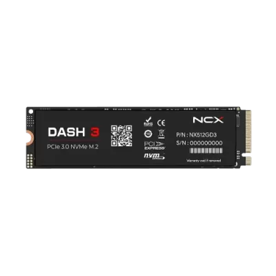 NCX Dash 3 512GB M.2 2280 PCIe Gen3x4 NVMe SSD