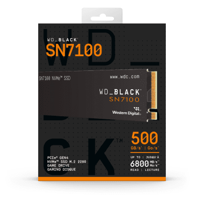 Western Digital BLACK SN7100 500Gb Gen4 NVMe SSD