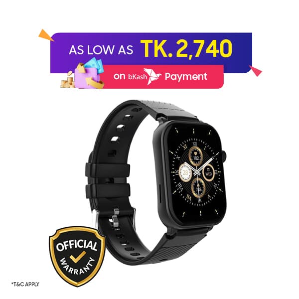CHARG Fusion 60Hz AMOLED Smart Watch with Free T-Shirt