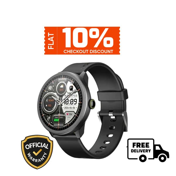 Oraimo Watch 5R BT Calling Smart Watch (OSW-820)-Black