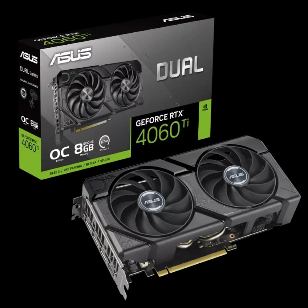 ASUS Dual GeForce RTX 4060 Ti EVO OC Edition 8GB GDDR6 Graphics Card