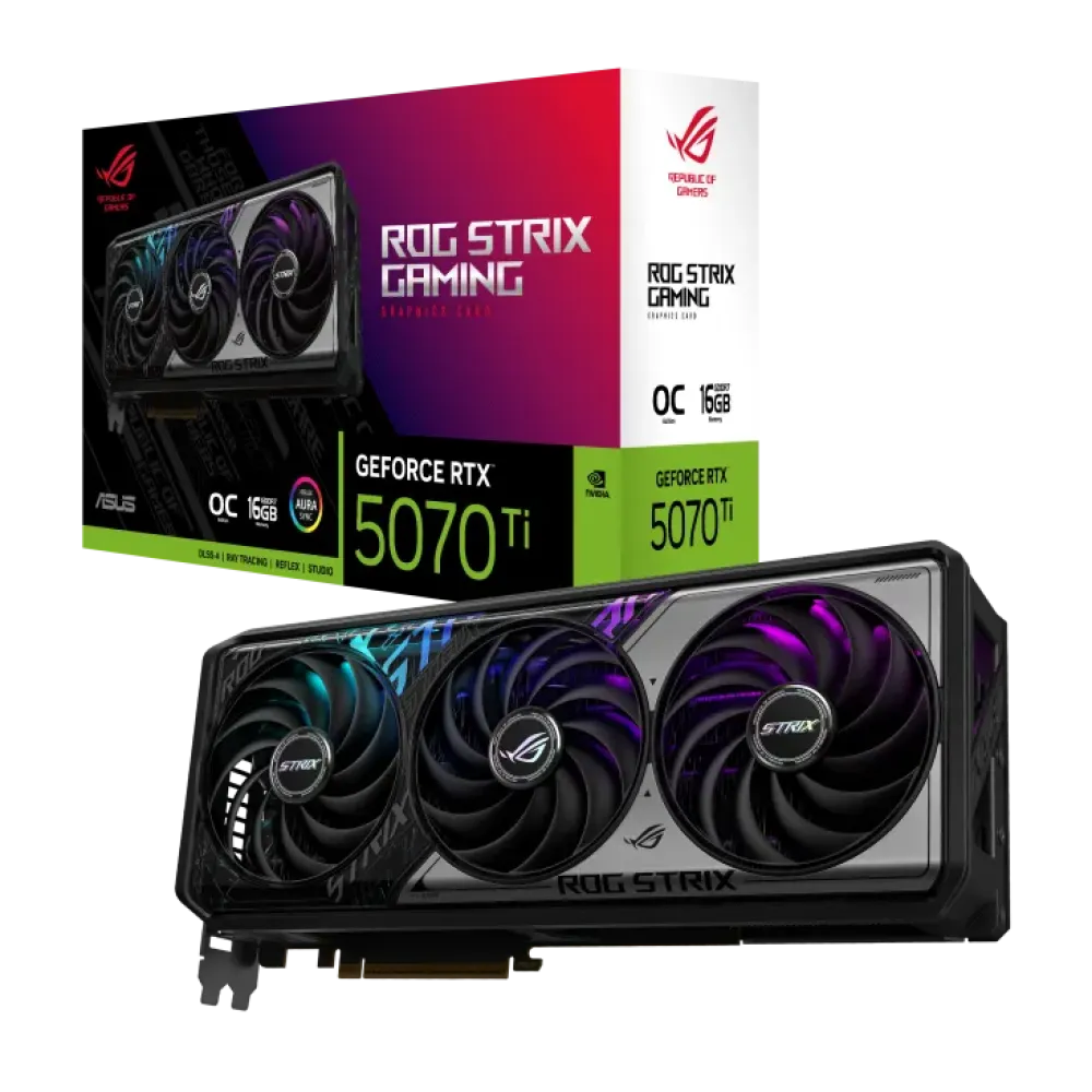 ASUS ROG Strix GeForce RTX 5070 Ti 16GB GDDR7 OC Edition Graphics Card