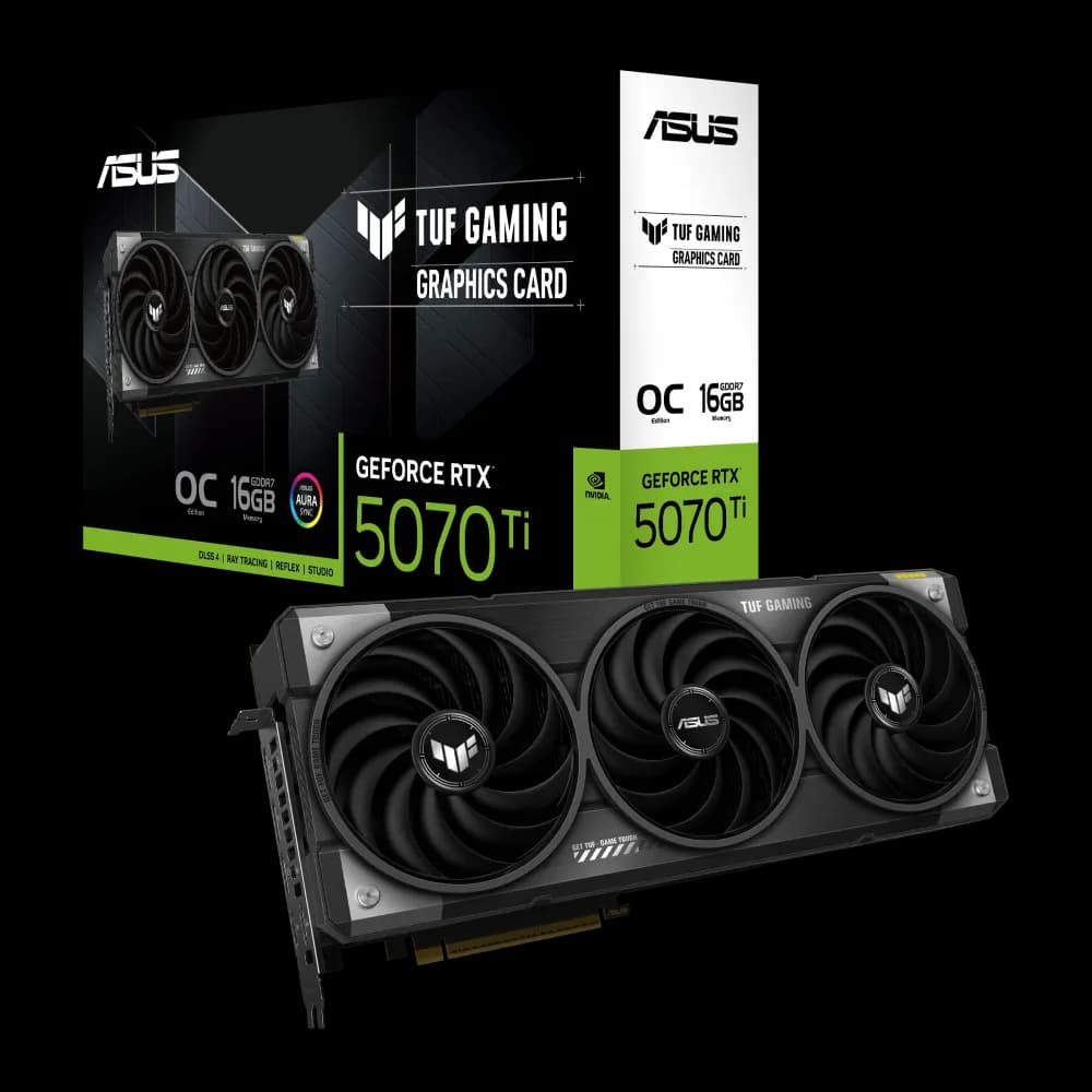 ASUS TUF Gaming GeForce RTX 5070 Ti 16GB GDDR7 OC Edition Graphics Card