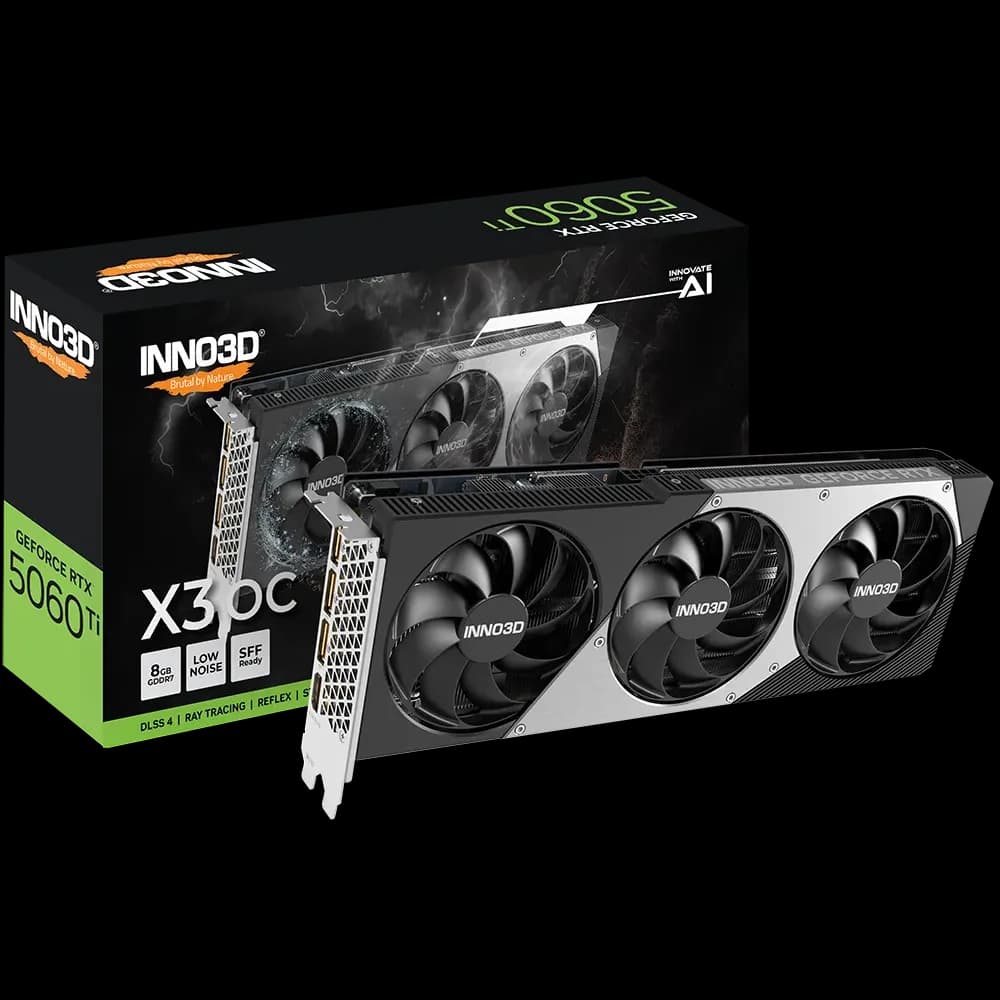 INNO3D GeForce RTX 5060 Ti 8GB X3 OC GDDR7 Graphics Card