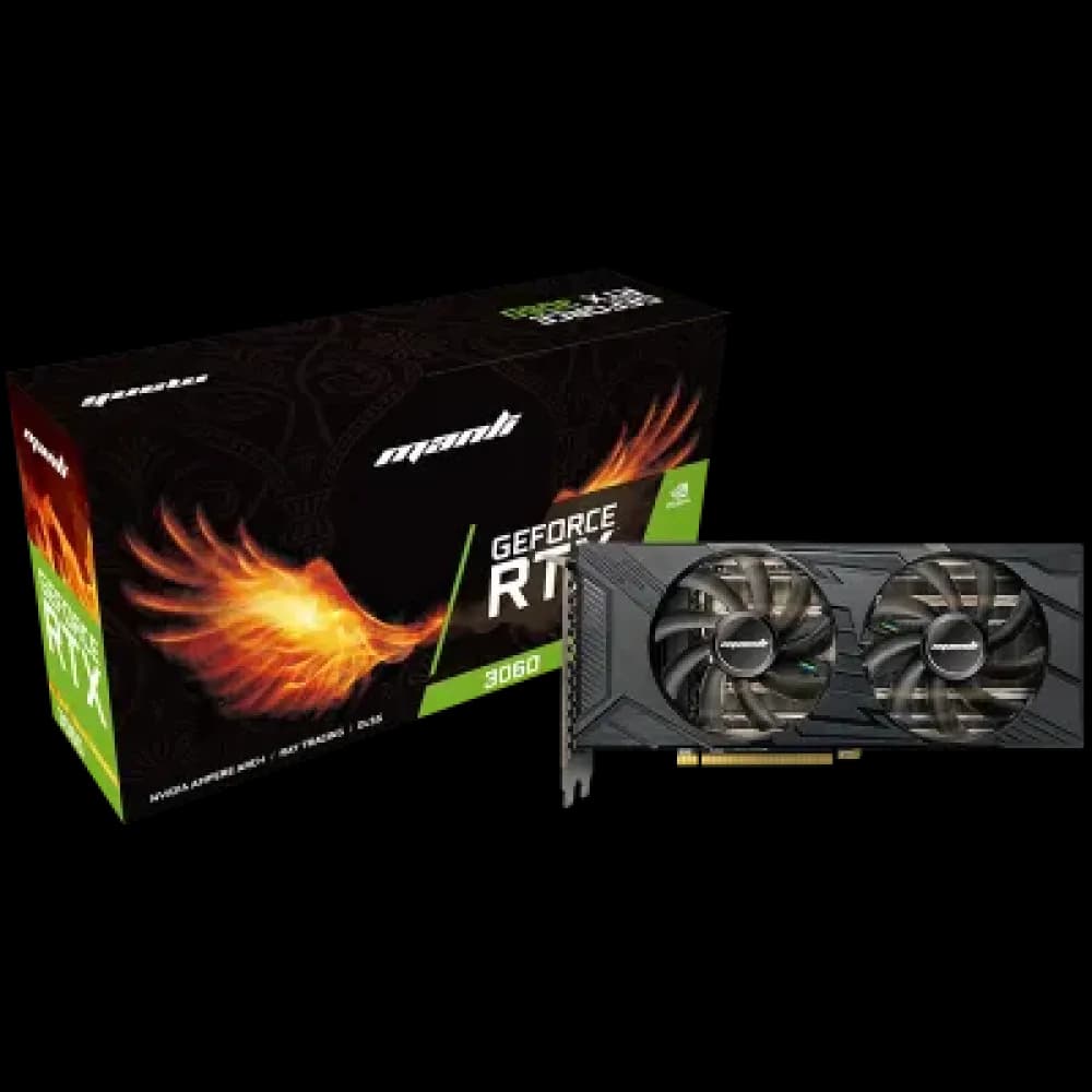 Manli GeForce RTX 3060 12GB Nebula Twin GDDR6 Graphic Card