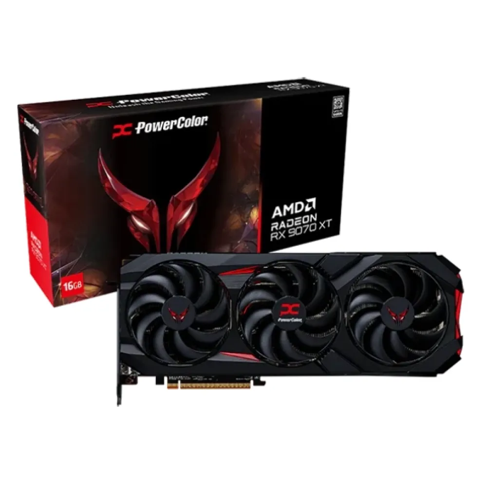 PowerColor Red Devil AMD Radeon RX 9070 XT 16GB GDDR6 Graphics Card