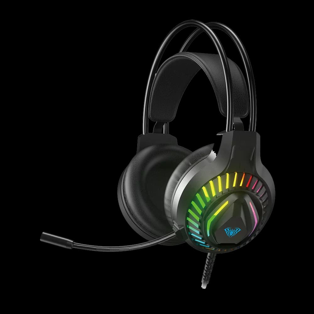 AULA S605 3.5 mm Wired RGB Gaming Headphone