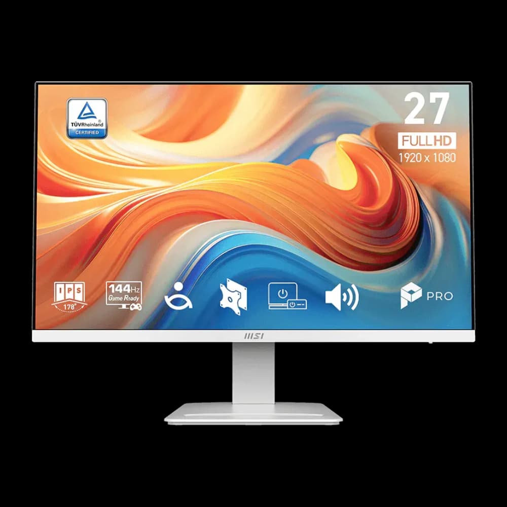 MSI PRO MP273W E14A 27" 144Hz IPS FHD White Gaming Monitor